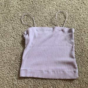 Purple American eagle crop tank top size xs and is purple